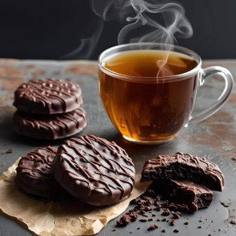 THÉ NOIR - Biscuit au Chocolat Bio